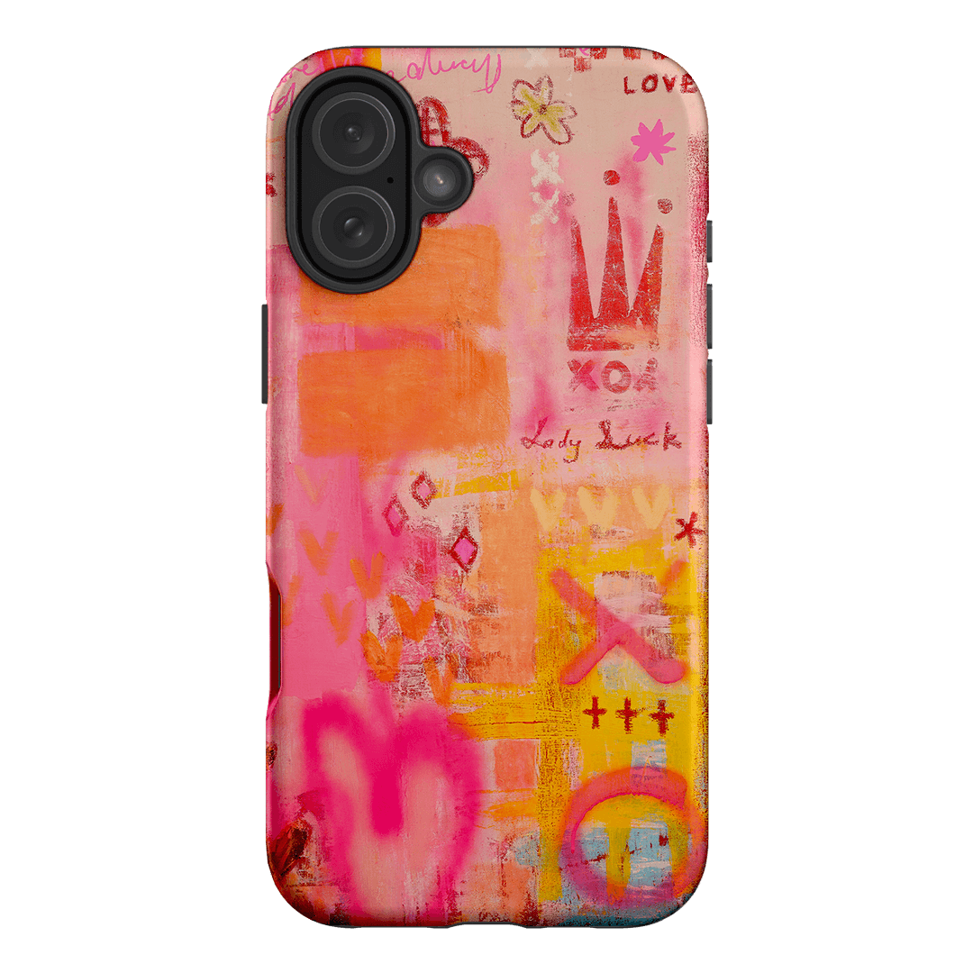 Lady Luck Printed Phone Cases iPhone 16 Plus / Armoured by Jackie Green - The Dairy