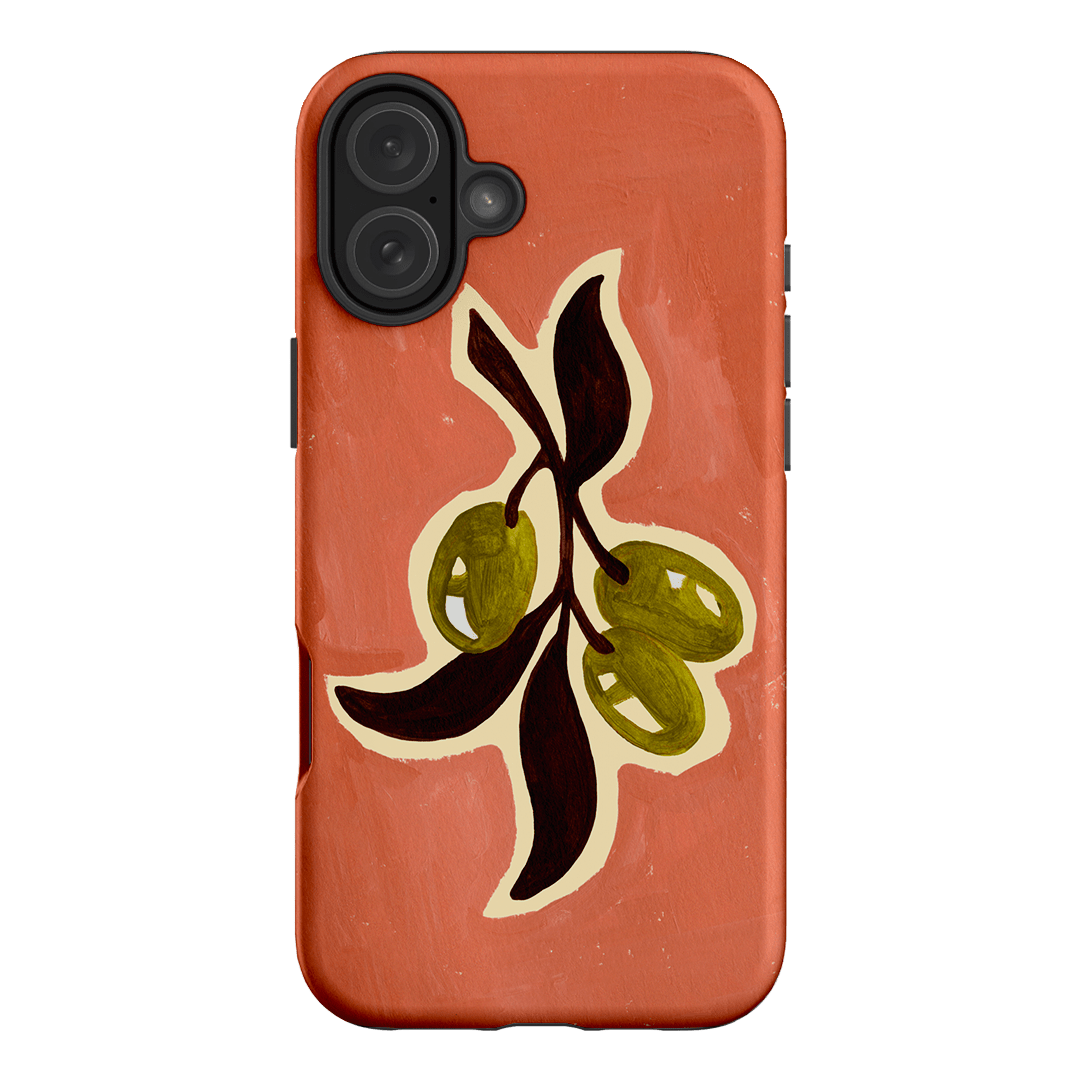 Olives Printed Phone Cases iPhone 16 Plus / Armoured by Studio Bon - The Dairy