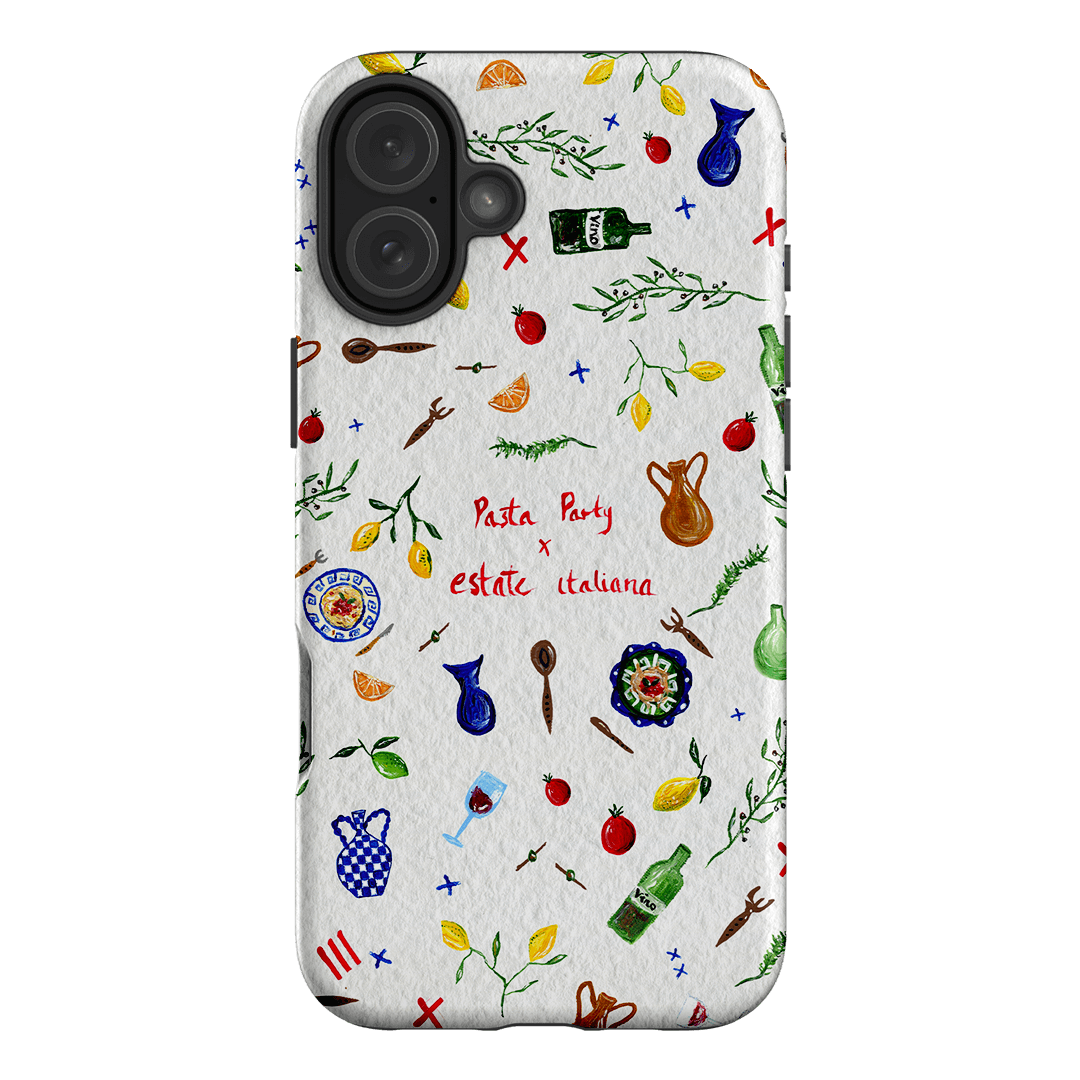 Pasta Party Printed Phone Cases iPhone 16 Plus / Armoured by BG. Studio - The Dairy