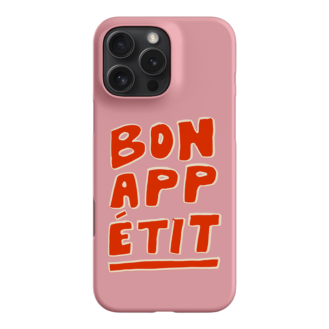 Bon Appetit Pink Printed Phone Cases iPhone 16 Pro Max / Snap by The Dairy - The Dairy