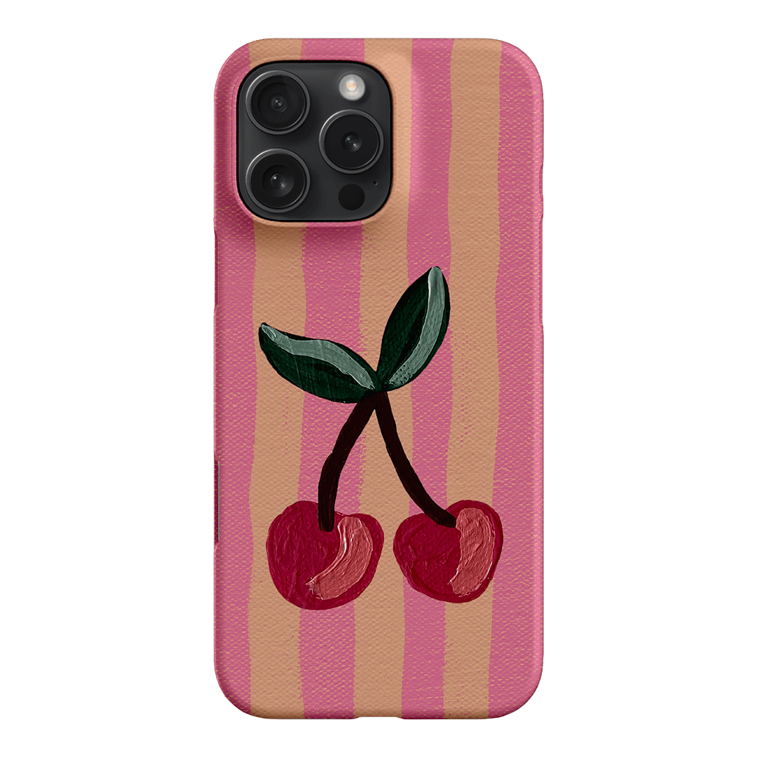 Cherry On Top Printed Phone Cases iPhone 16 Pro Max / Snap by Amy Gibbs - The Dairy