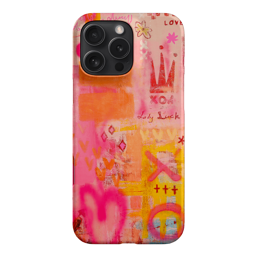 Lady Luck Printed Phone Cases iPhone 16 Pro Max / Snap by Jackie Green - The Dairy