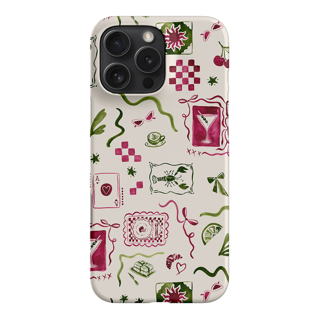 Martini Gal Printed Phone Cases iPhone 16 Pro Max / Snap by Charlie Taylor - The Dairy