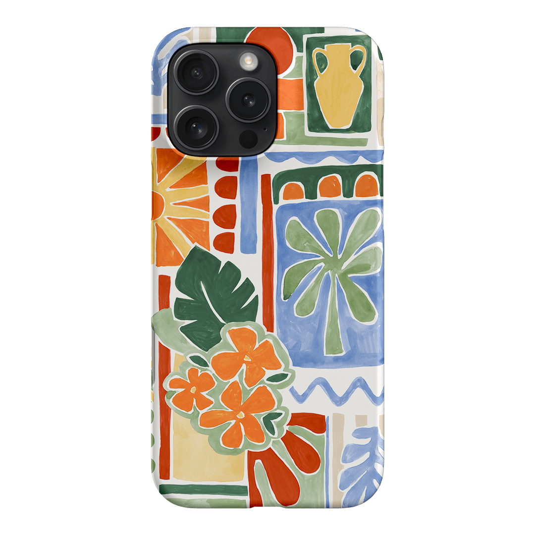 Tropicana Tile Printed Phone Cases iPhone 16 Pro Max / Snap by Charlie Taylor - The Dairy