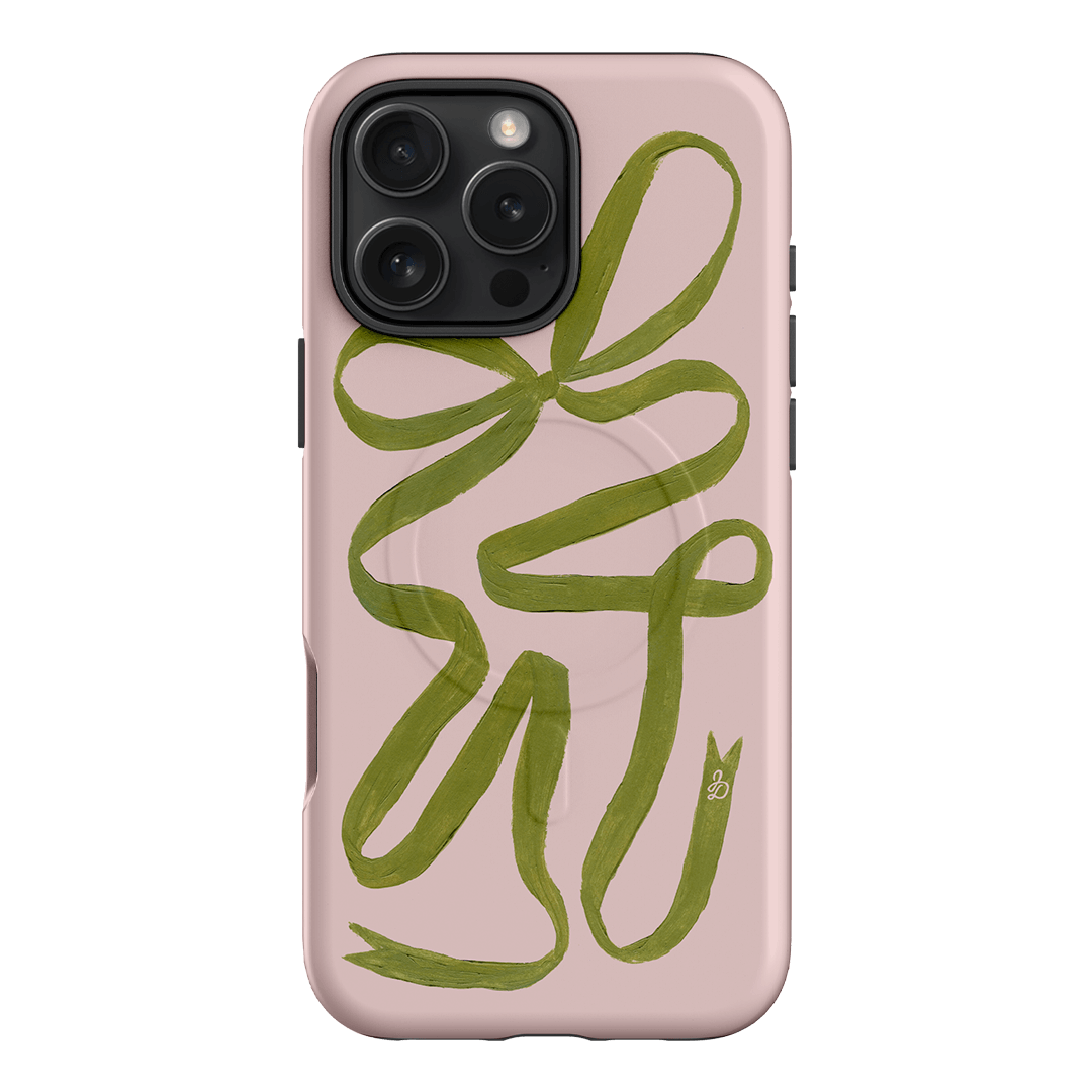 Garden Ribbon Printed Phone Cases iPhone 16 Pro Max / Armoured MagSafe by Jasmine Dowling - The Dairy