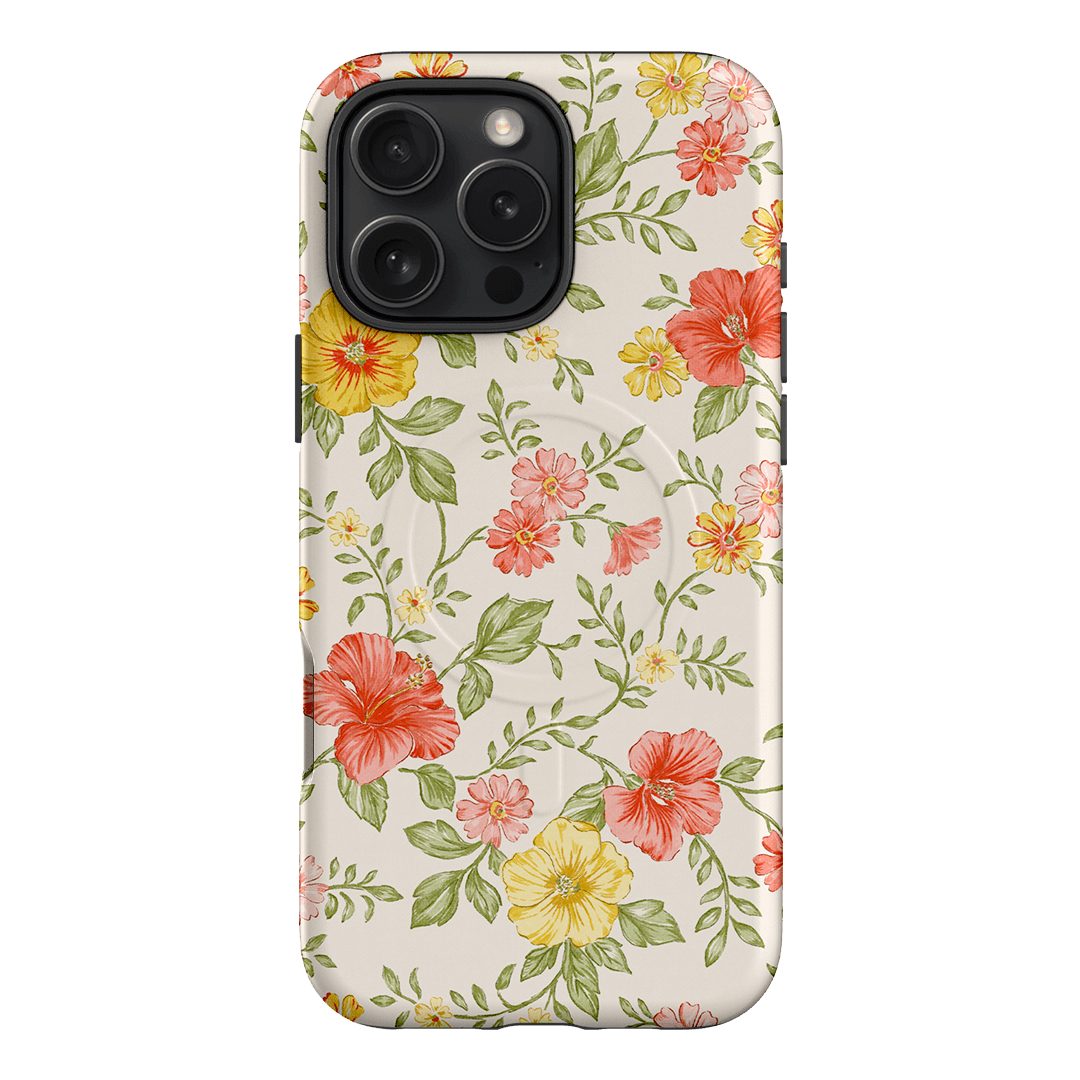 Hibiscus Printed Phone Cases iPhone 16 Pro Max / Armoured MagSafe by Oak Meadow - The Dairy