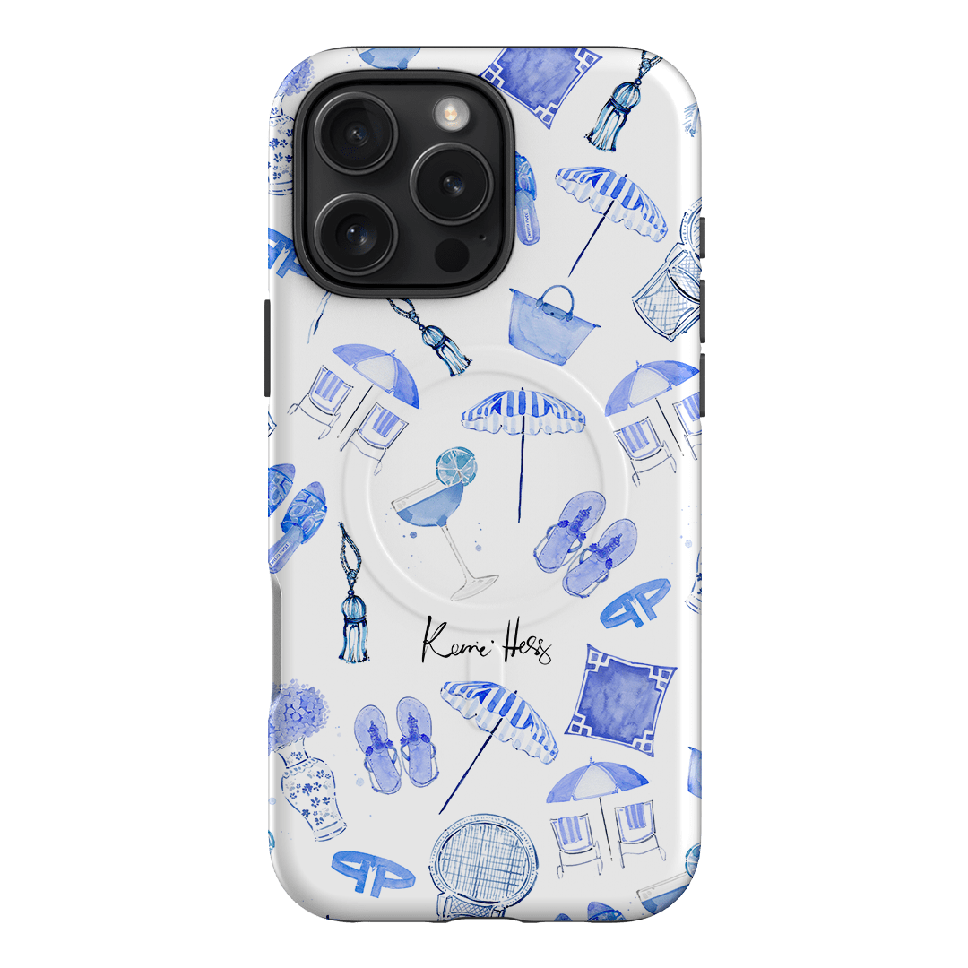 Santorini Printed Phone Cases iPhone 16 Pro Max / Armoured MagSafe by Kerrie Hess - The Dairy