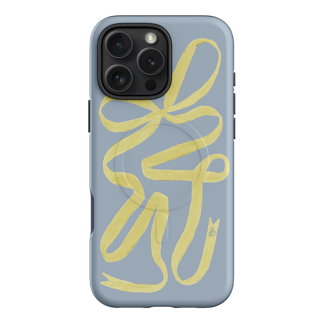 Sorbet Ribbon Printed Phone Cases iPhone 16 Pro Max / Armoured MagSafe by Jasmine Dowling - The Dairy