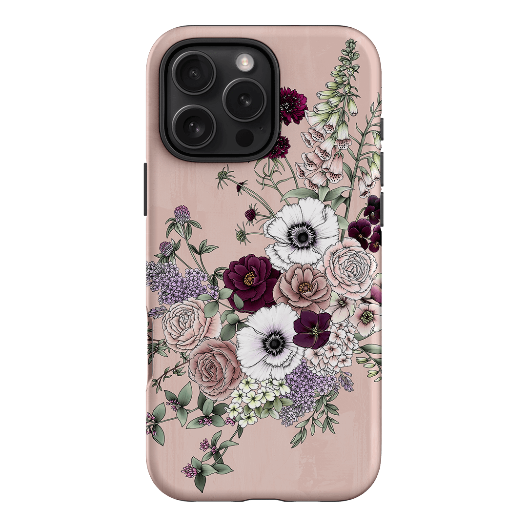 Blush Wildflowers Printed Phone Cases iPhone 16 Pro Max / Armoured by Typoflora - The Dairy