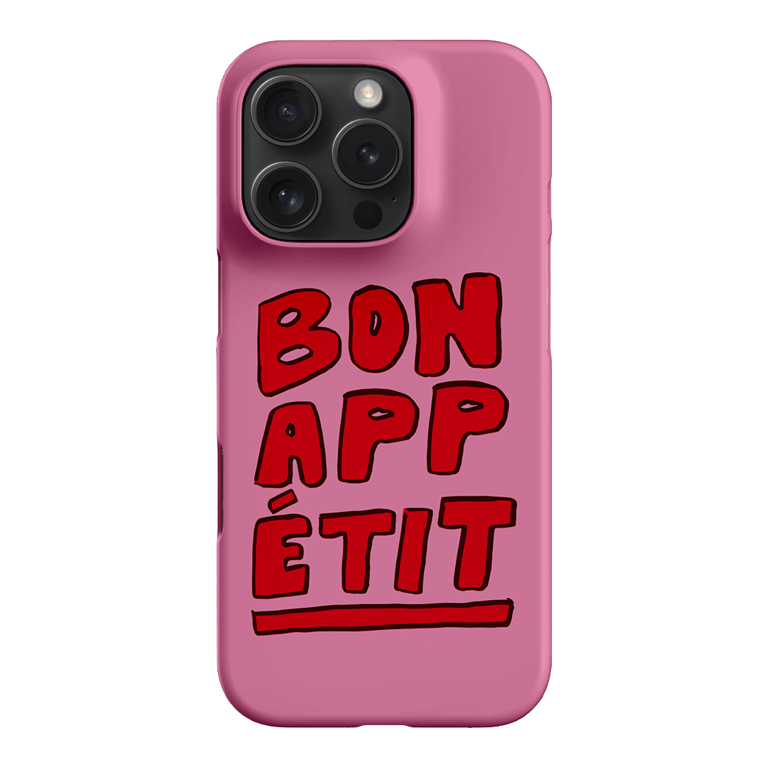 Bon Appetit Red Printed Phone Cases iPhone 16 Pro / Snap by The Dairy - The Dairy