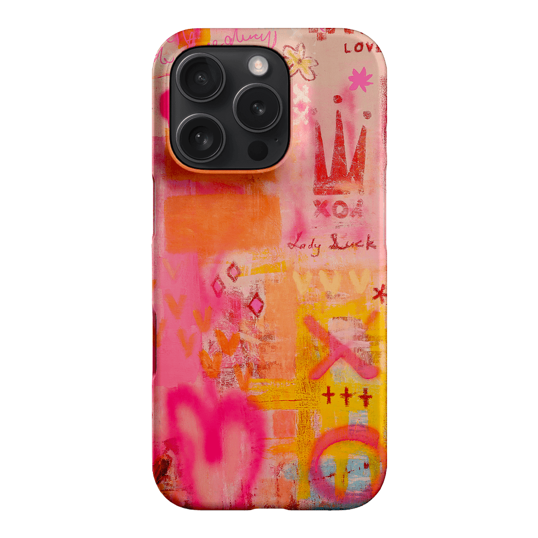 Lady Luck Printed Phone Cases iPhone 16 Pro / Snap by Jackie Green - The Dairy