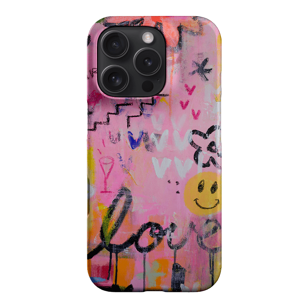 Love Smiles Printed Phone Cases iPhone 16 Pro / Snap by Jackie Green - The Dairy