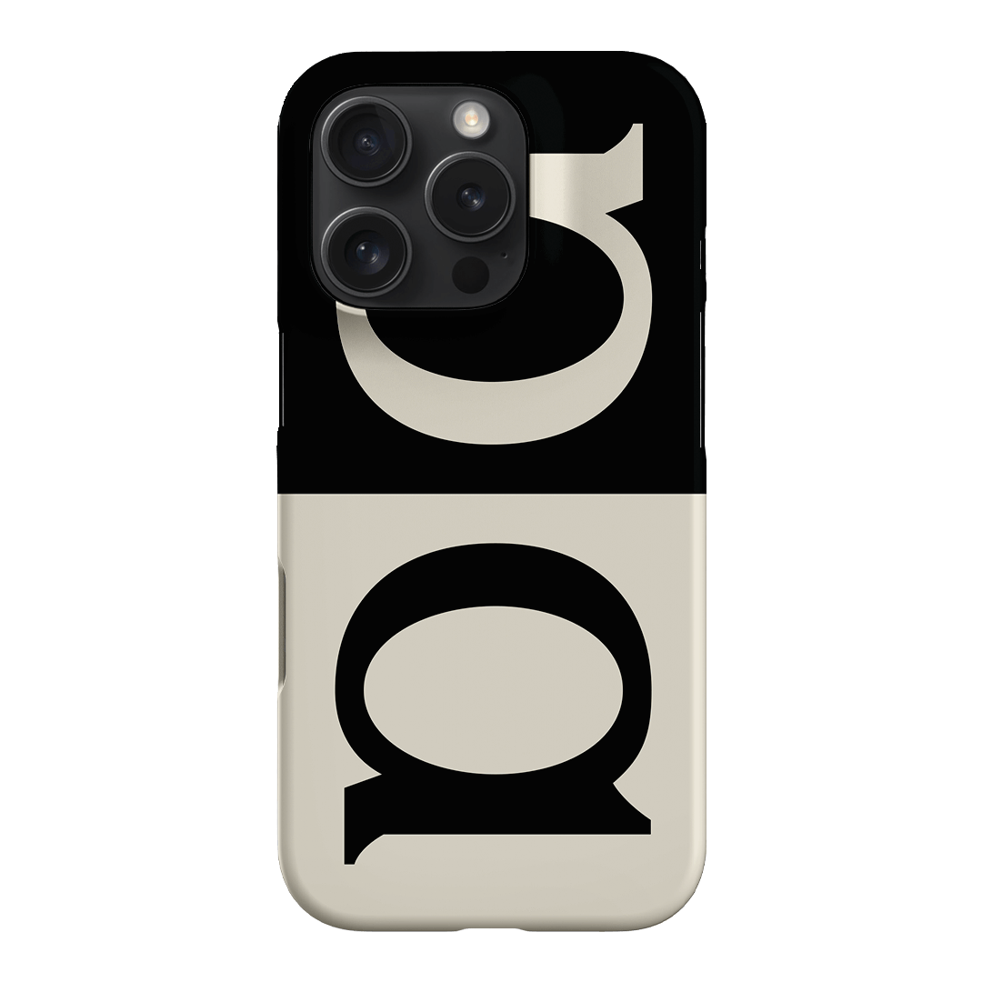 Monogram Printed Phone Cases iPhone 16 Pro / Snap by Apero - The Dairy