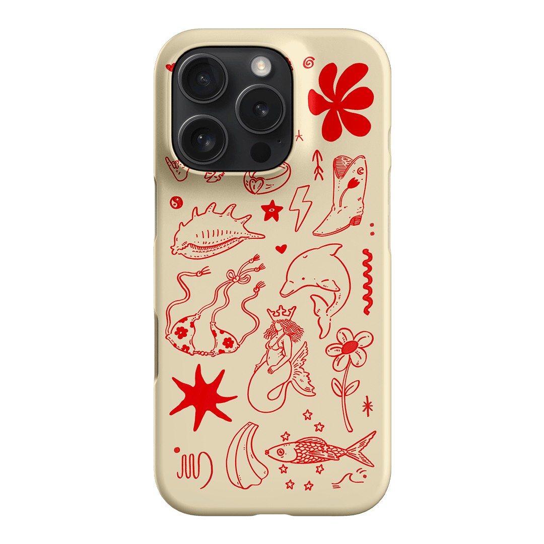 Spiced Cowboy Cream Printed Phone Cases iPhone 16 Pro / Snap by Easty Beasty - The Dairy