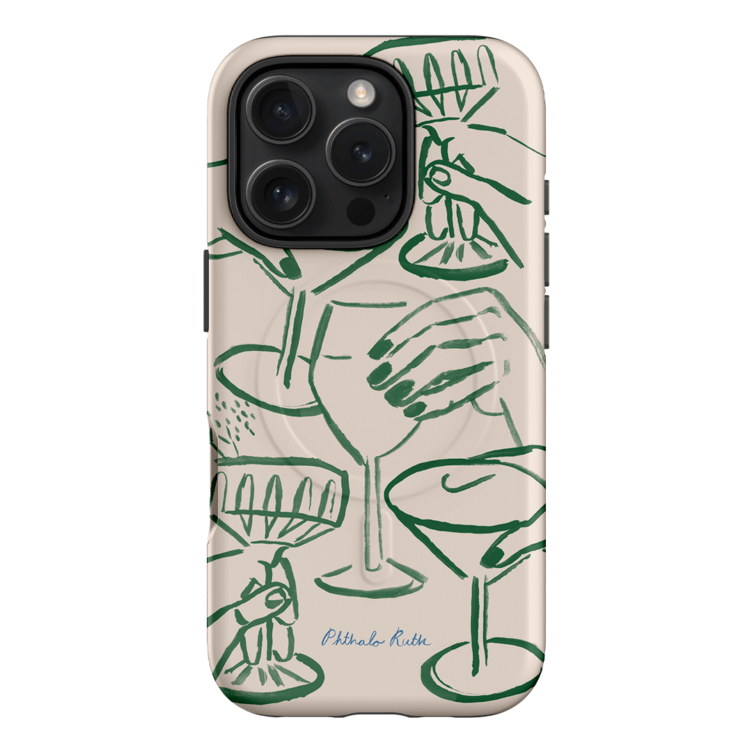 Cheers Printed Phone Cases iPhone 16 Pro / Armoured MagSafe by Phthalo Ruth - The Dairy