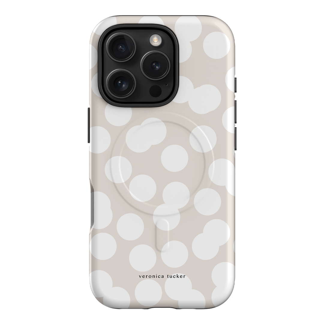 Confetti White Printed Phone Cases iPhone 16 Pro / Armoured MagSafe by Veronica Tucker - The Dairy