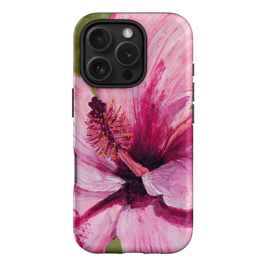 Hibiscus Dream Printed Phone Cases iPhone 16 Pro / Armoured MagSafe by Amy Gibbs - The Dairy