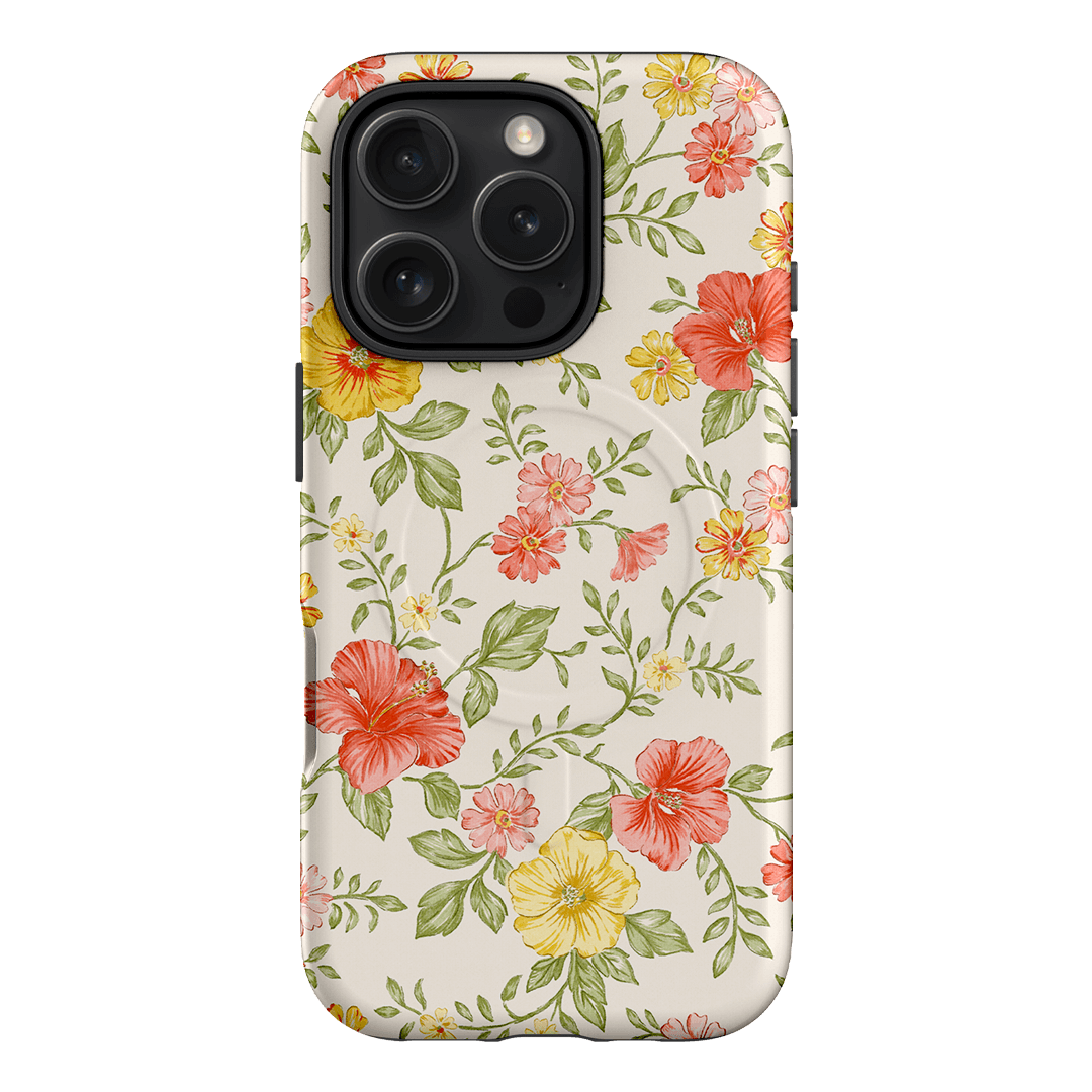 Hibiscus Printed Phone Cases iPhone 16 Pro / Armoured MagSafe by Oak Meadow - The Dairy