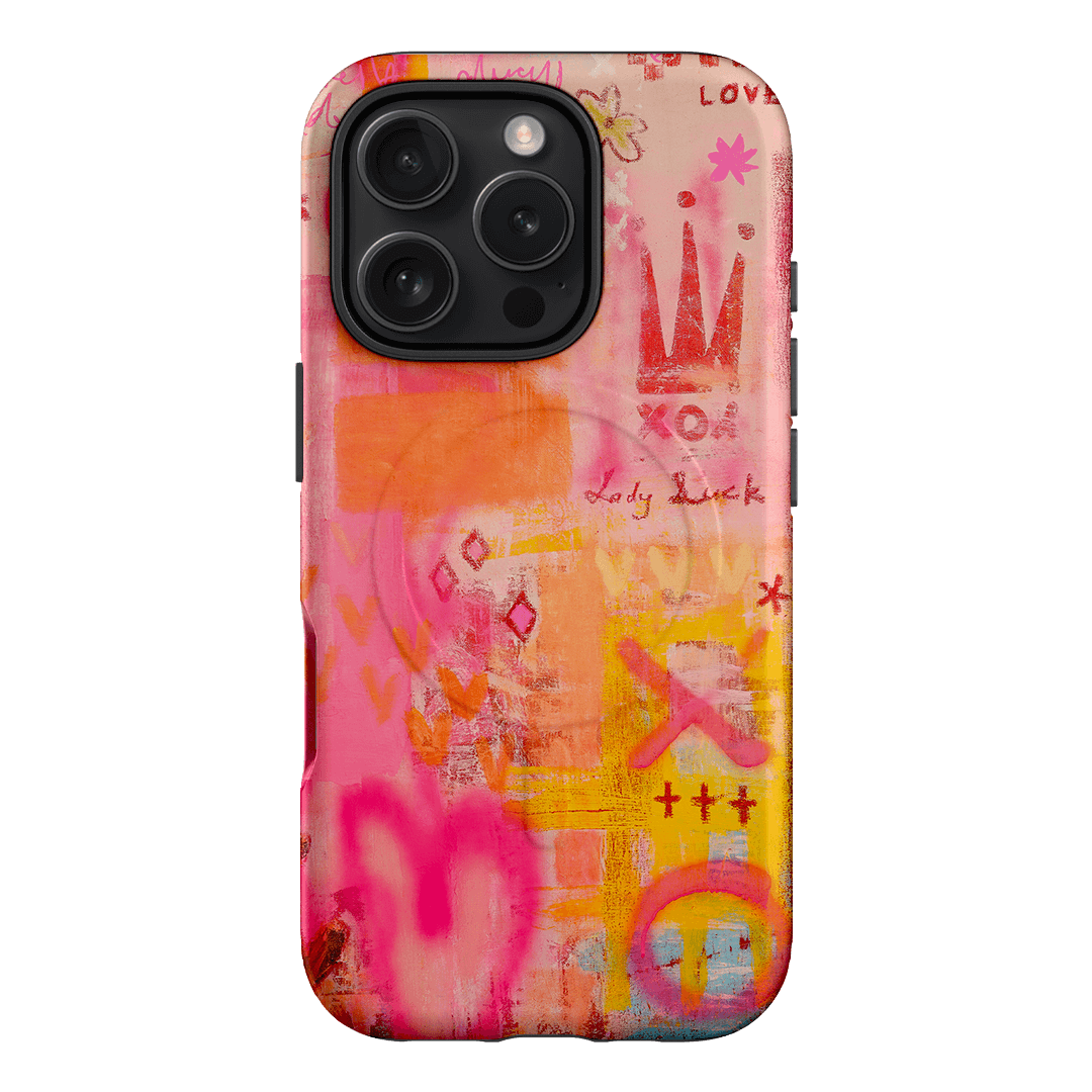 Lady Luck Printed Phone Cases iPhone 16 Pro / Armoured MagSafe by Jackie Green - The Dairy