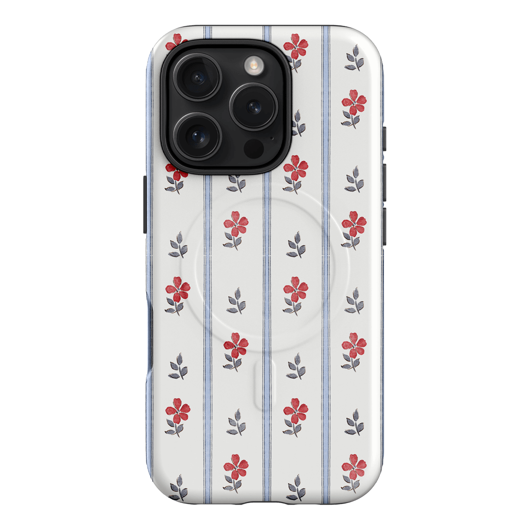 Olivia Stripe Printed Phone Cases iPhone 16 Pro / Armoured MagSafe by Oak Meadow - The Dairy