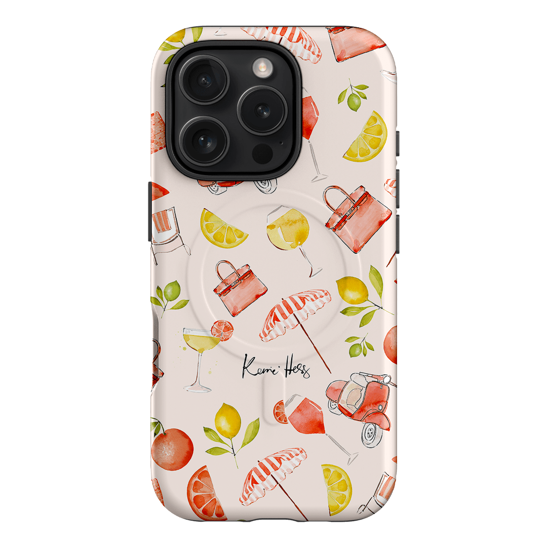 Positano Printed Phone Cases iPhone 16 Pro / Armoured MagSafe by Kerrie Hess - The Dairy