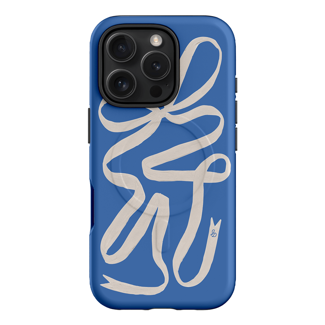 Something Blue Ribbon Printed Phone Cases iPhone 16 Pro / Armoured MagSafe by Jasmine Dowling - The Dairy