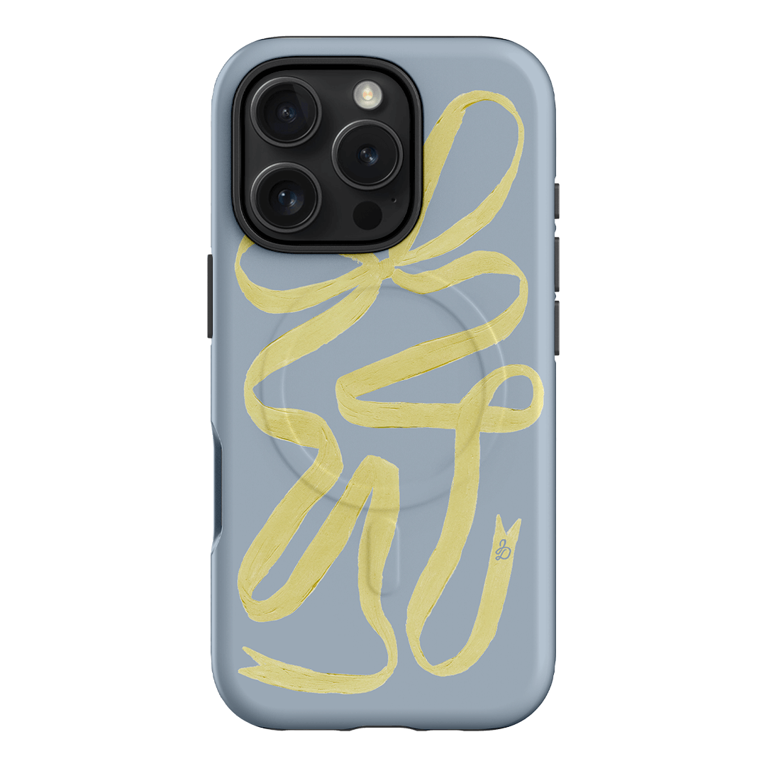 Sorbet Ribbon Printed Phone Cases iPhone 16 Pro / Armoured MagSafe by Jasmine Dowling - The Dairy