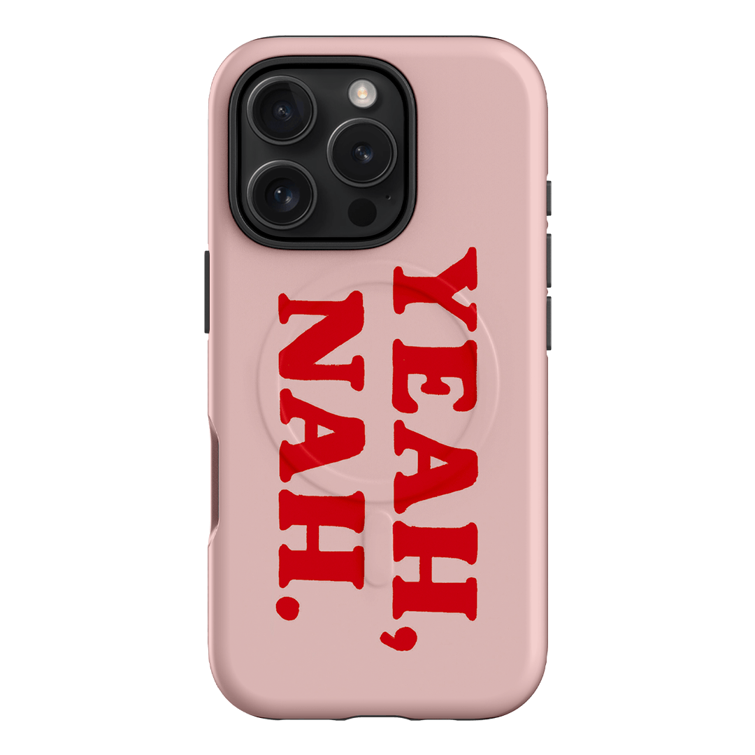 Yeah Nah Printed Phone Cases iPhone 16 Pro / Armoured MagSafe by Jasmine Dowling - The Dairy