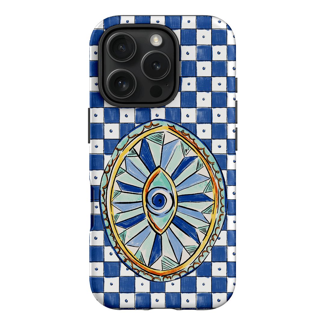 Evil Eye Printed Phone Cases iPhone 16 Pro / Armoured by Fenton & Fenton - The Dairy