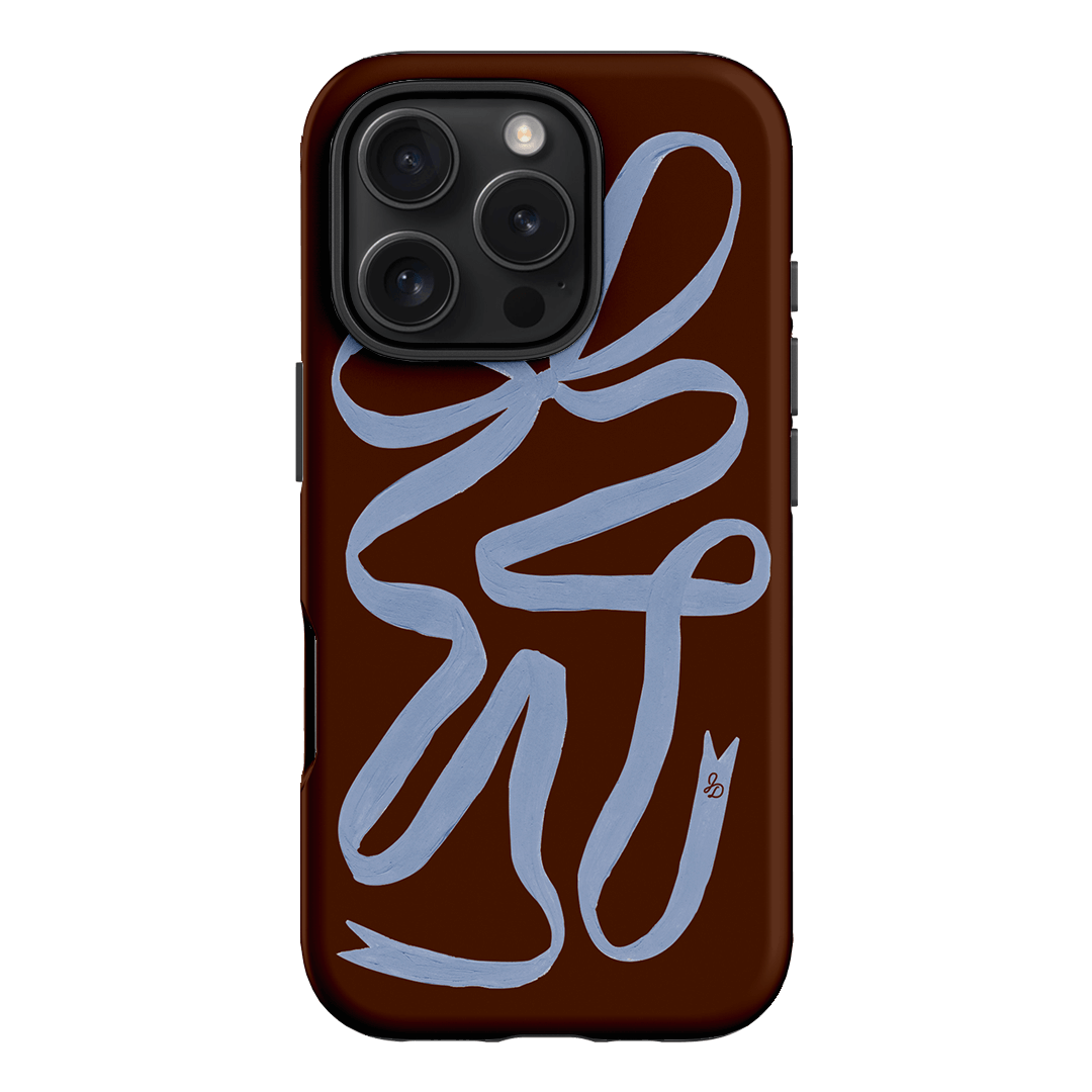 Mocha Ribbon Printed Phone Cases iPhone 16 Pro / Armoured by Jasmine Dowling - The Dairy