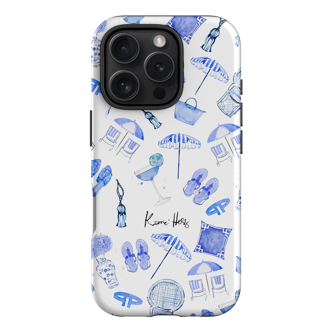 Santorini Printed Phone Cases iPhone 16 Pro / Armoured by Kerrie Hess - The Dairy