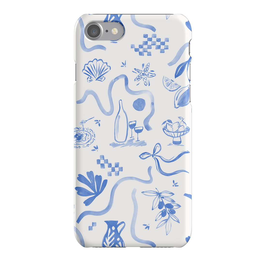 Mediterranean Wave Printed Phone Cases iPhone SE / Snap by Charlie Taylor - The Dairy