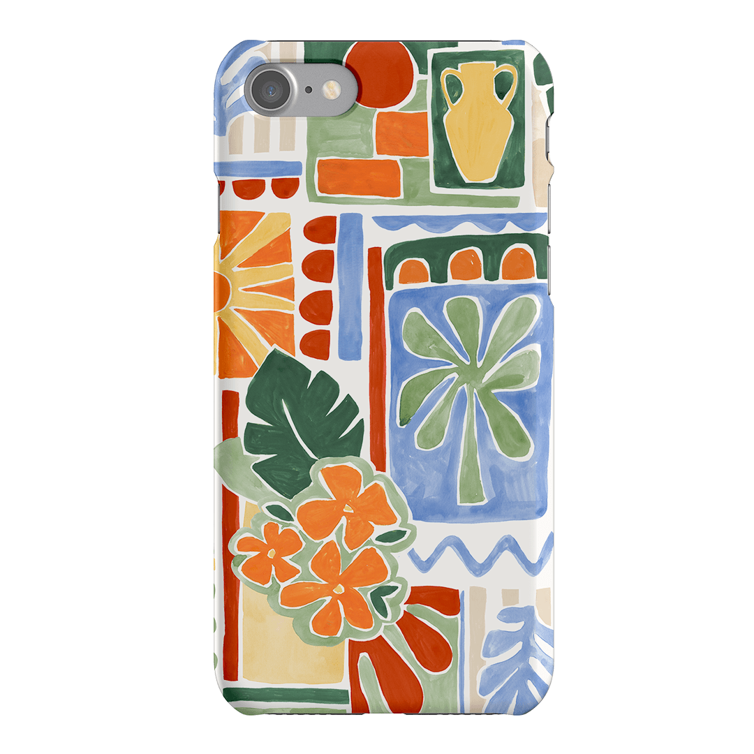 Tropicana Tile Printed Phone Cases iPhone SE / Snap by Charlie Taylor - The Dairy