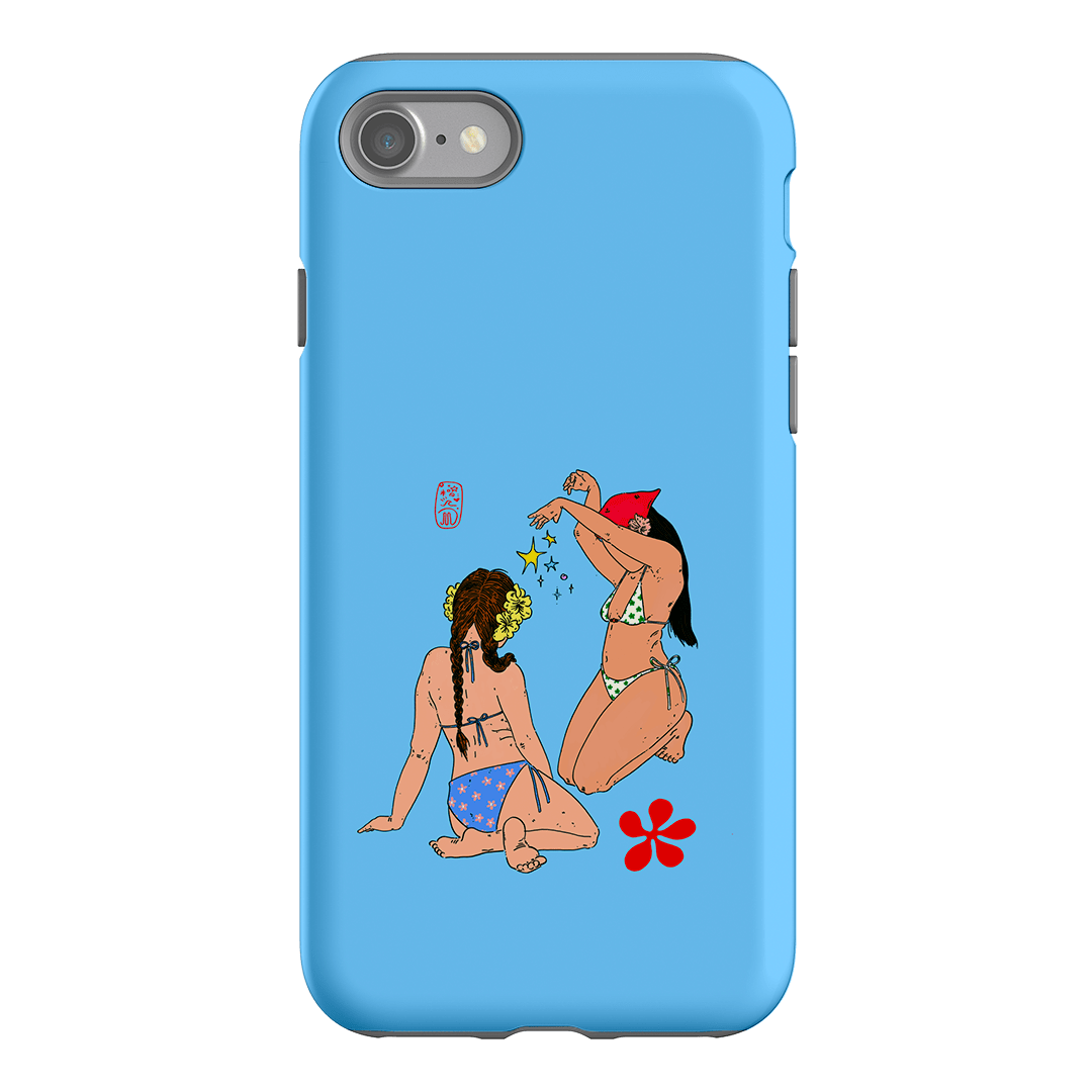 Babe Magic Blue Printed Phone Cases iPhone SE / Armoured by Easty Beasty - The Dairy