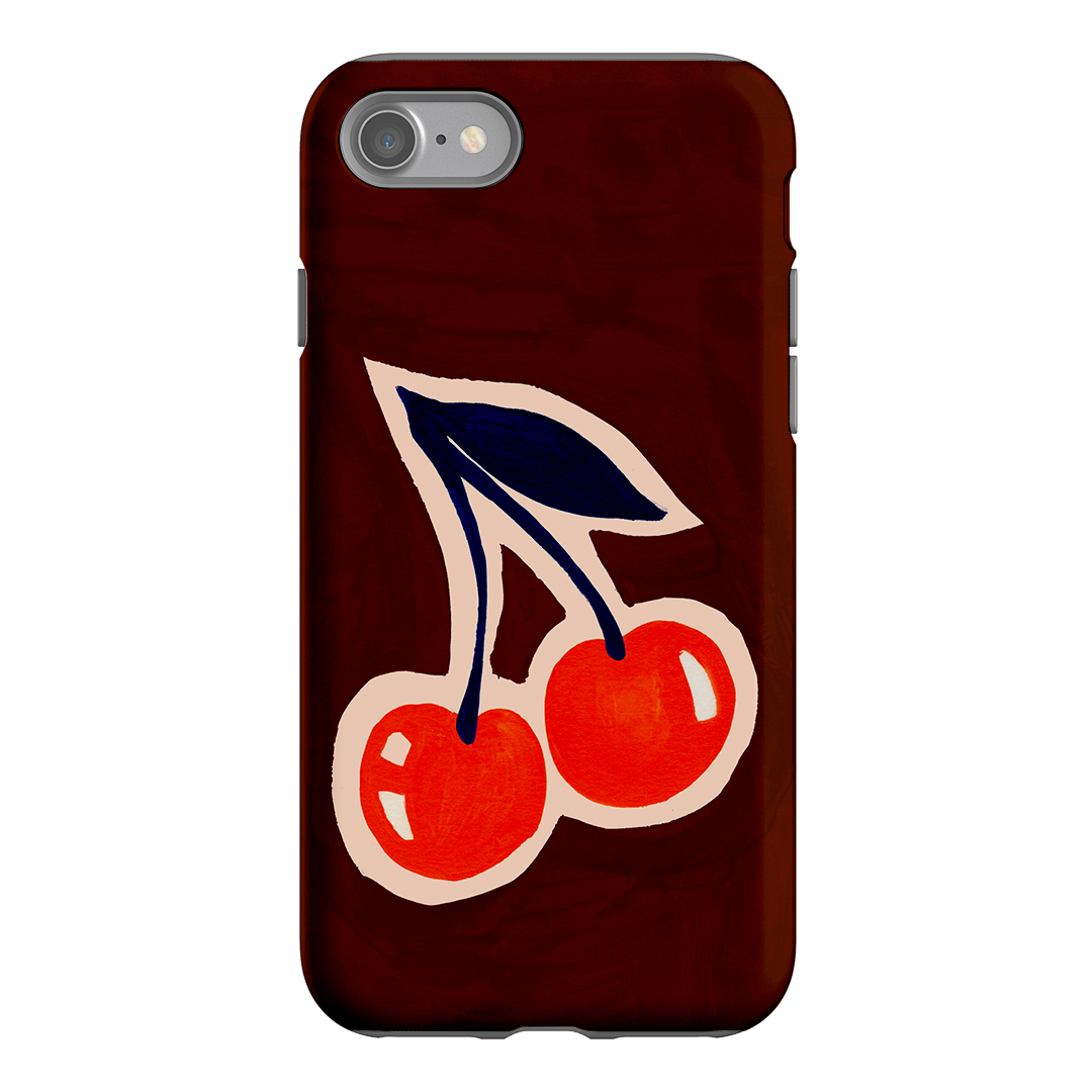 Cherries Printed Phone Cases iPhone SE / Armoured by Studio Bon - The Dairy