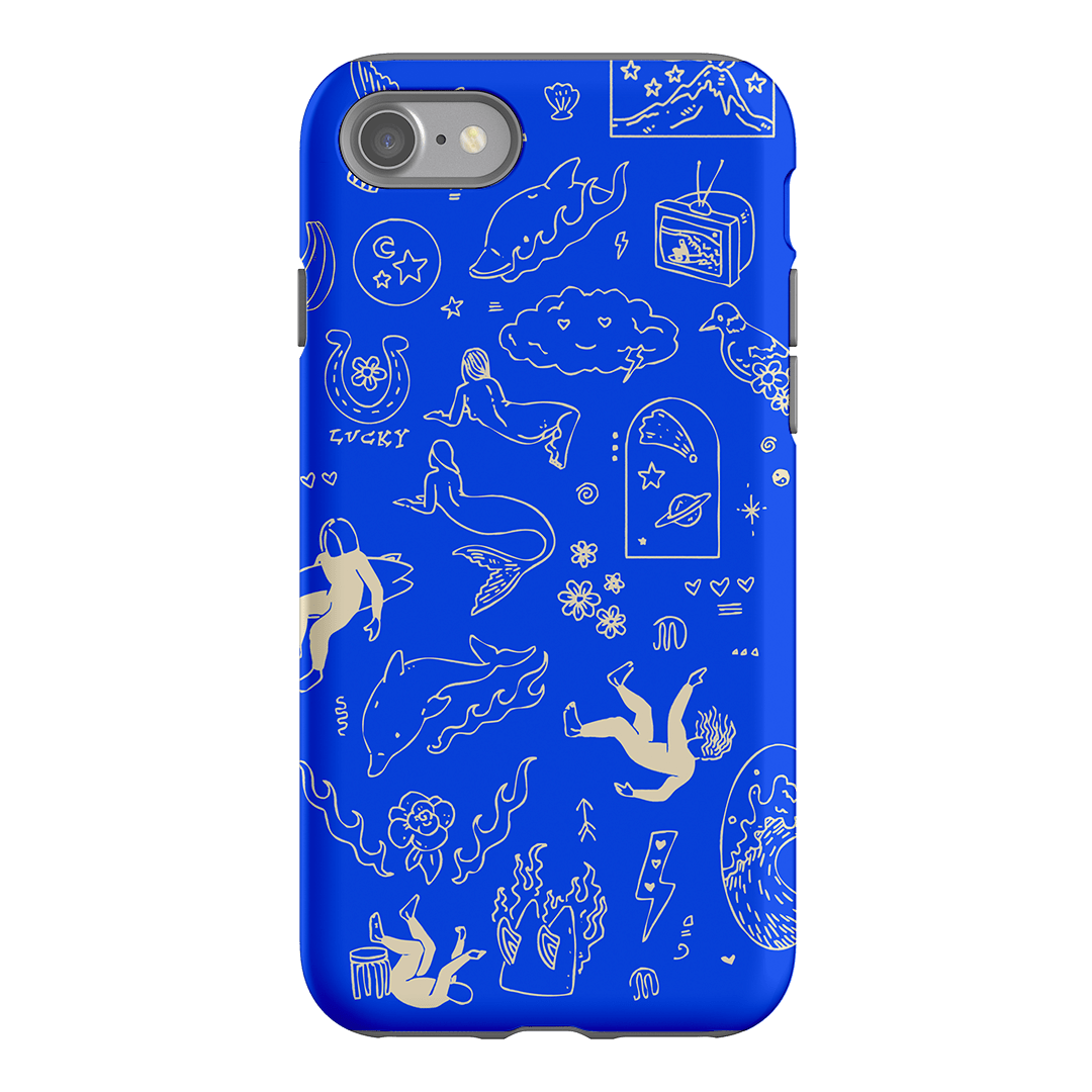 Easty Flash Blue Printed Phone Cases iPhone SE / Armoured by Easty Beasty - The Dairy