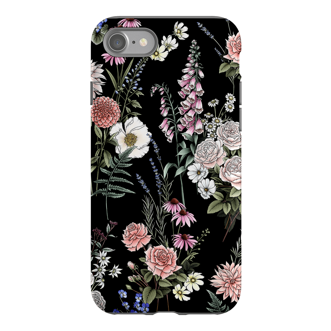 Garden Party Noir Printed Phone Cases iPhone SE / Armoured by Typoflora - The Dairy