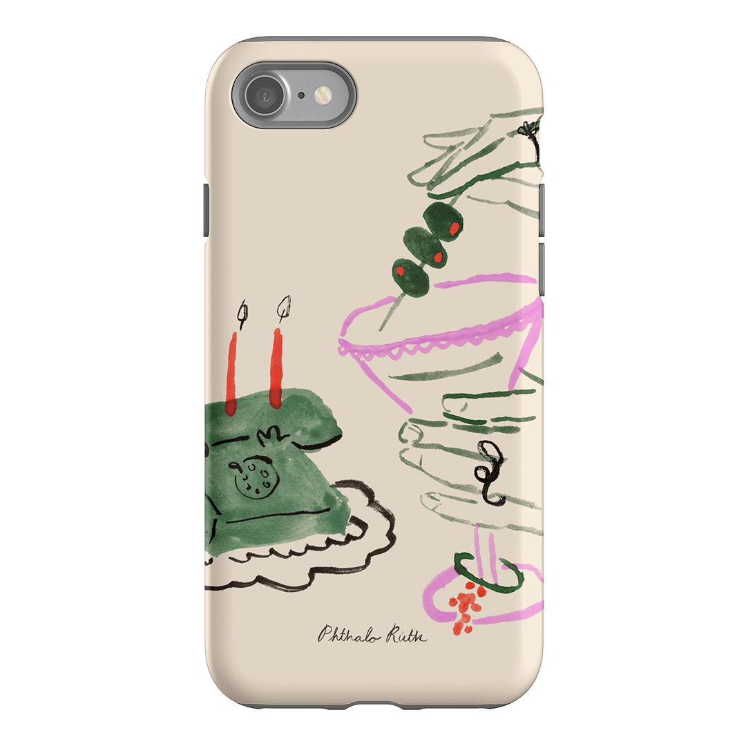 Martini Party Printed Phone Cases iPhone SE / Armoured by Phthalo Ruth - The Dairy