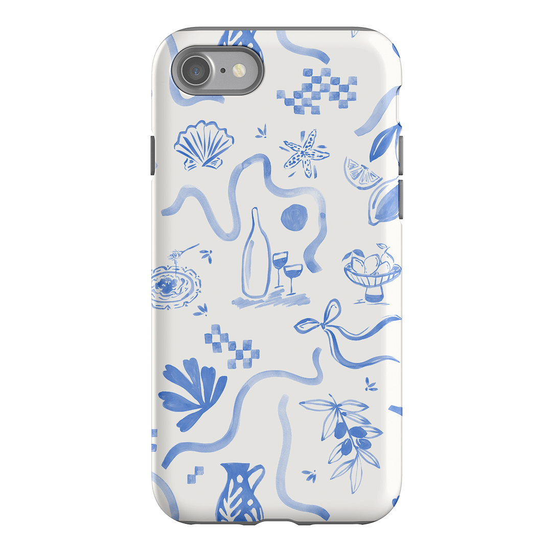 Mediterranean Wave Printed Phone Cases iPhone SE / Armoured by Charlie Taylor - The Dairy