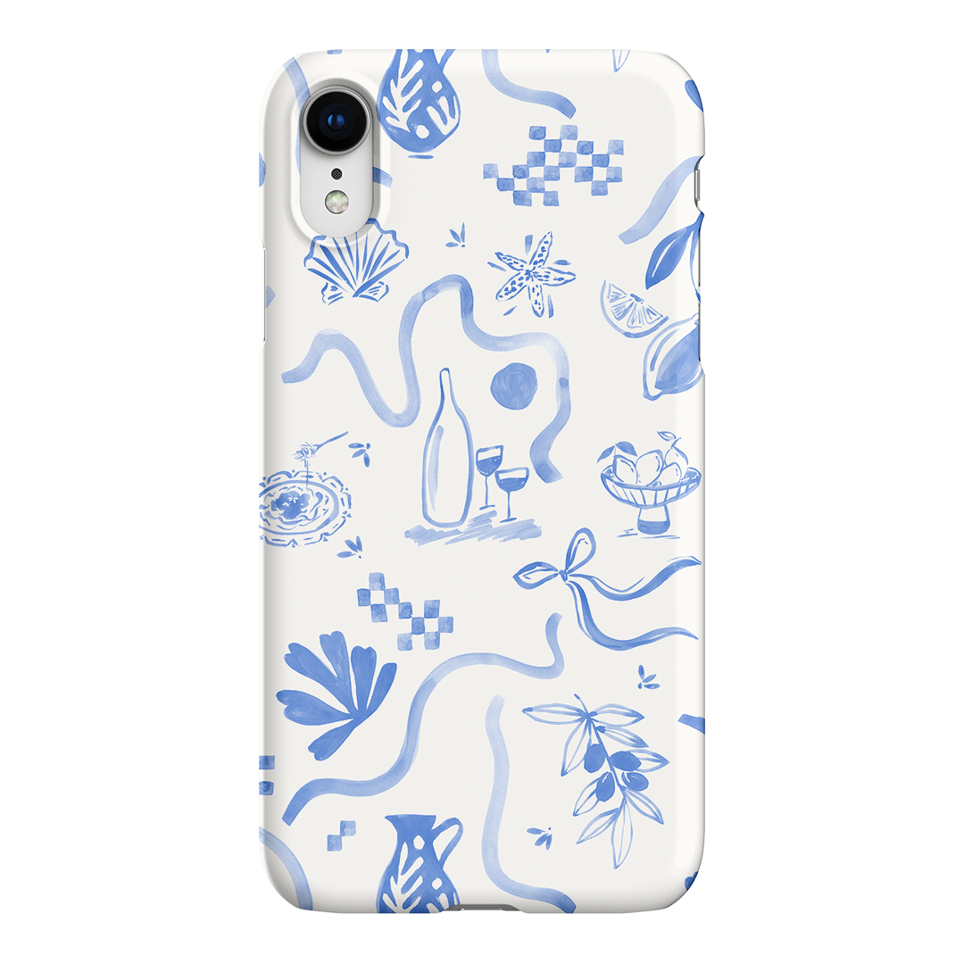 Mediterranean Wave Printed Phone Cases iPhone XR / Snap by Charlie Taylor - The Dairy