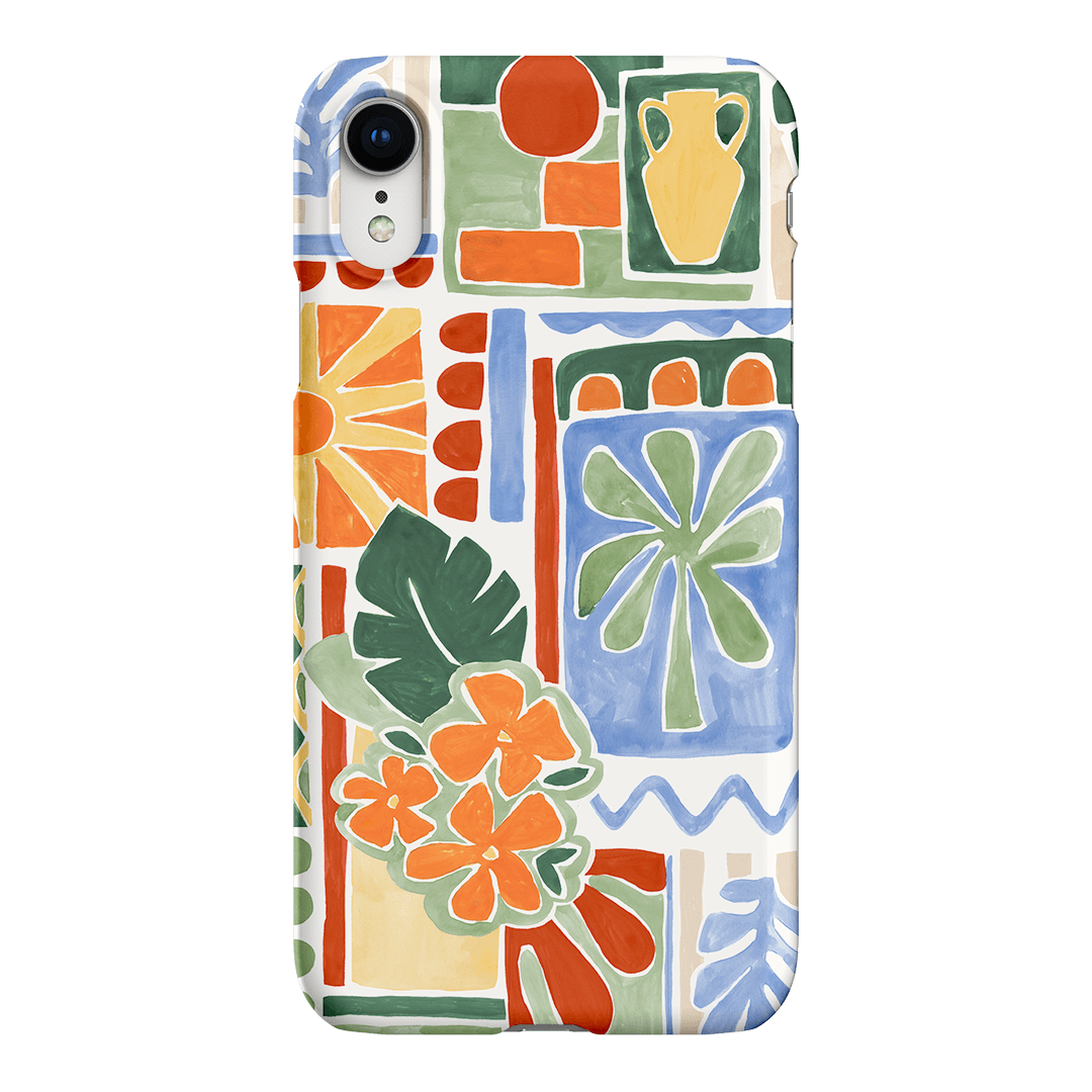Tropicana Tile Printed Phone Cases iPhone XR / Snap by Charlie Taylor - The Dairy