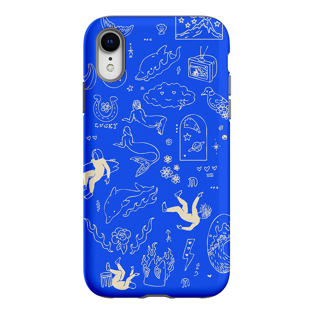 Easty Flash Blue Printed Phone Cases iPhone XR / Armoured by Easty Beasty - The Dairy