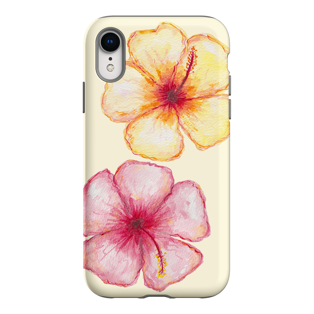 Hibiscus Flower Yellow Printed Phone Cases iPhone XR / Armoured by BG. Studio - The Dairy