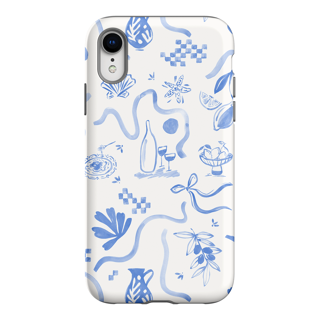 Mediterranean Wave Printed Phone Cases iPhone XR / Armoured by Charlie Taylor - The Dairy