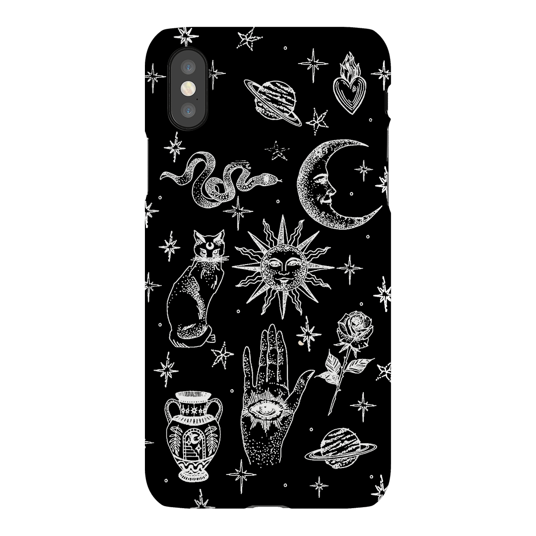 Astro Flash Monochrome Printed Phone Cases iPhone XS / Snap by Veronica Tucker - The Dairy