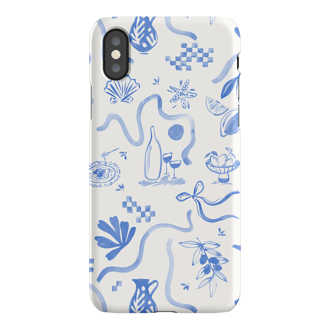 Mediterranean Wave Printed Phone Cases iPhone XS / Snap by Charlie Taylor - The Dairy