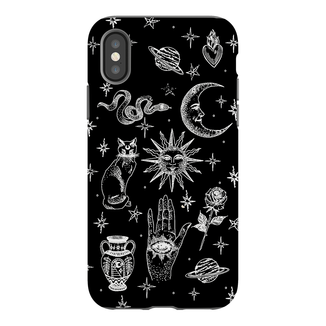Astro Flash Monochrome Printed Phone Cases iPhone XS / Armoured by Veronica Tucker - The Dairy