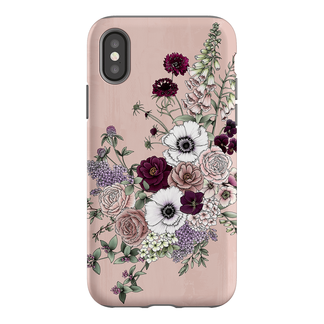 Blush Wildflowers Printed Phone Cases iPhone XS / Armoured by Typoflora - The Dairy