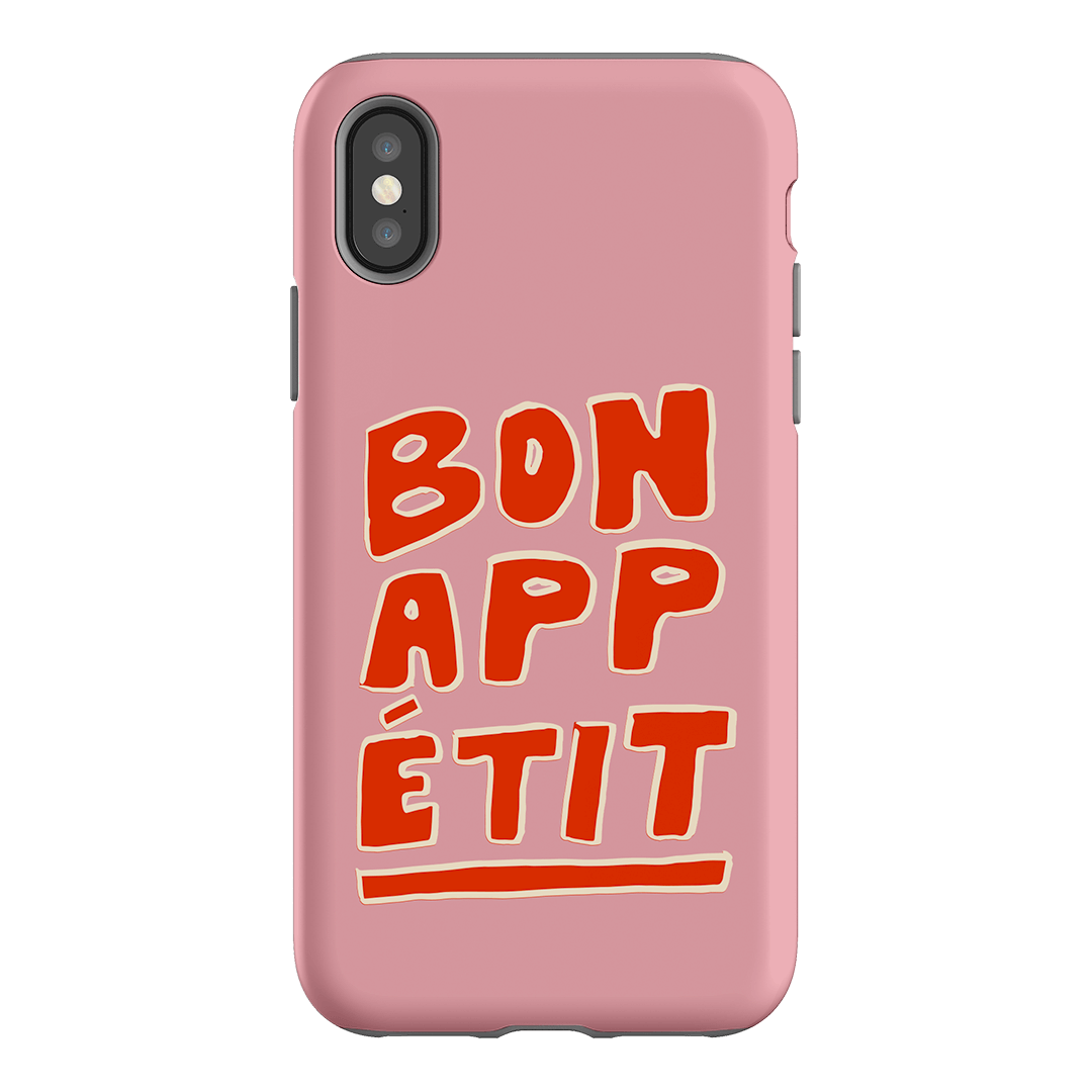 Bon Appetit Pink Printed Phone Cases iPhone XS / Armoured by The Dairy - The Dairy