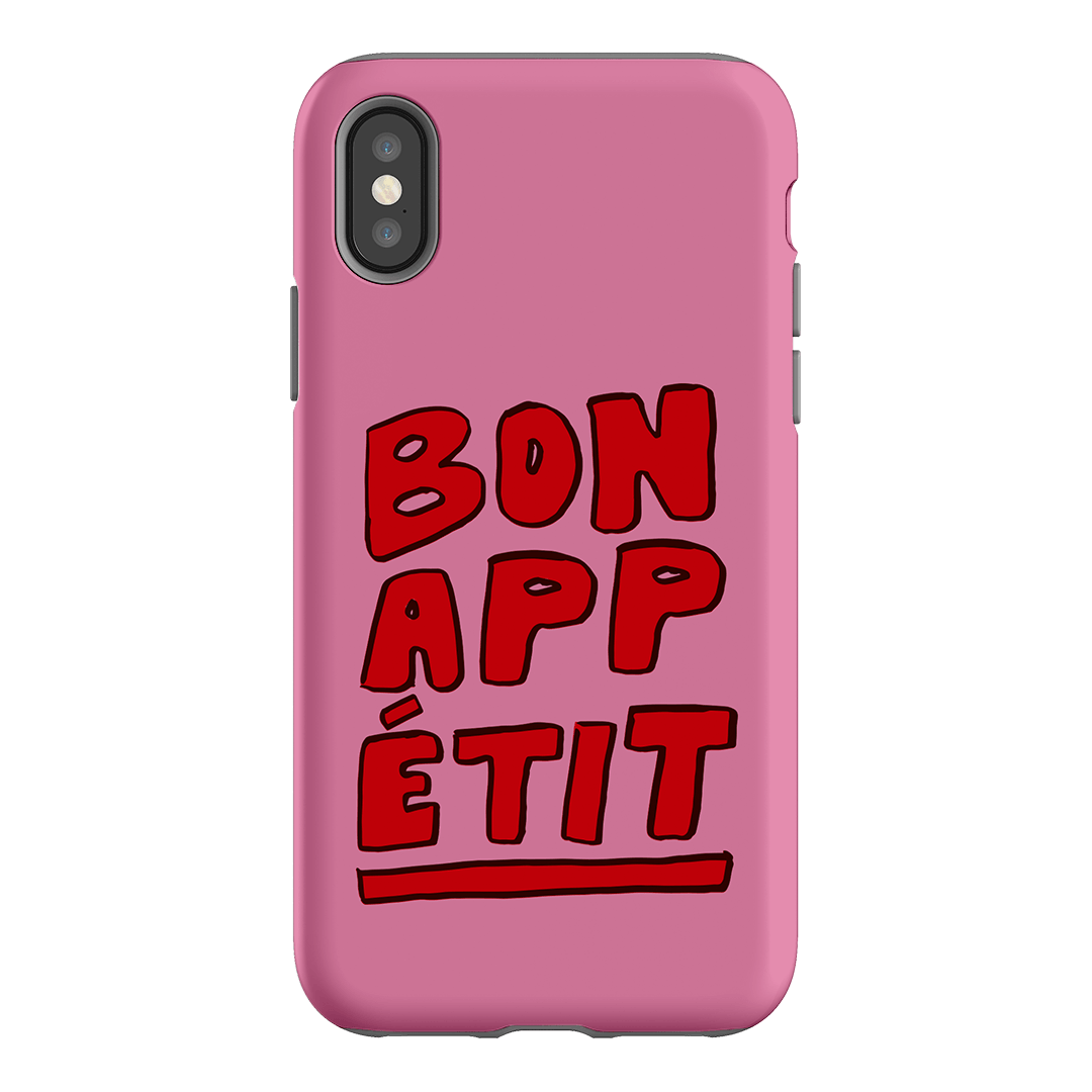 Bon Appetit Red Printed Phone Cases iPhone XS / Armoured by The Dairy - The Dairy